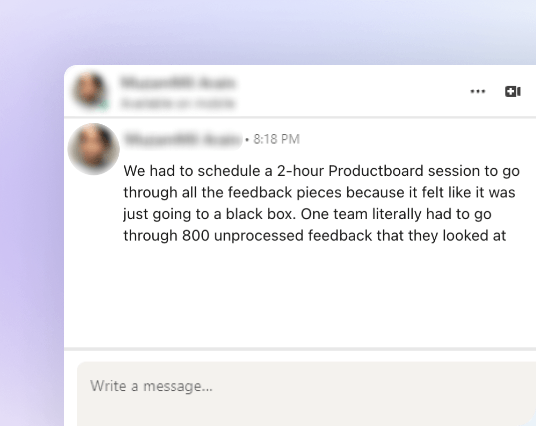 Productboard reviews that say a lot