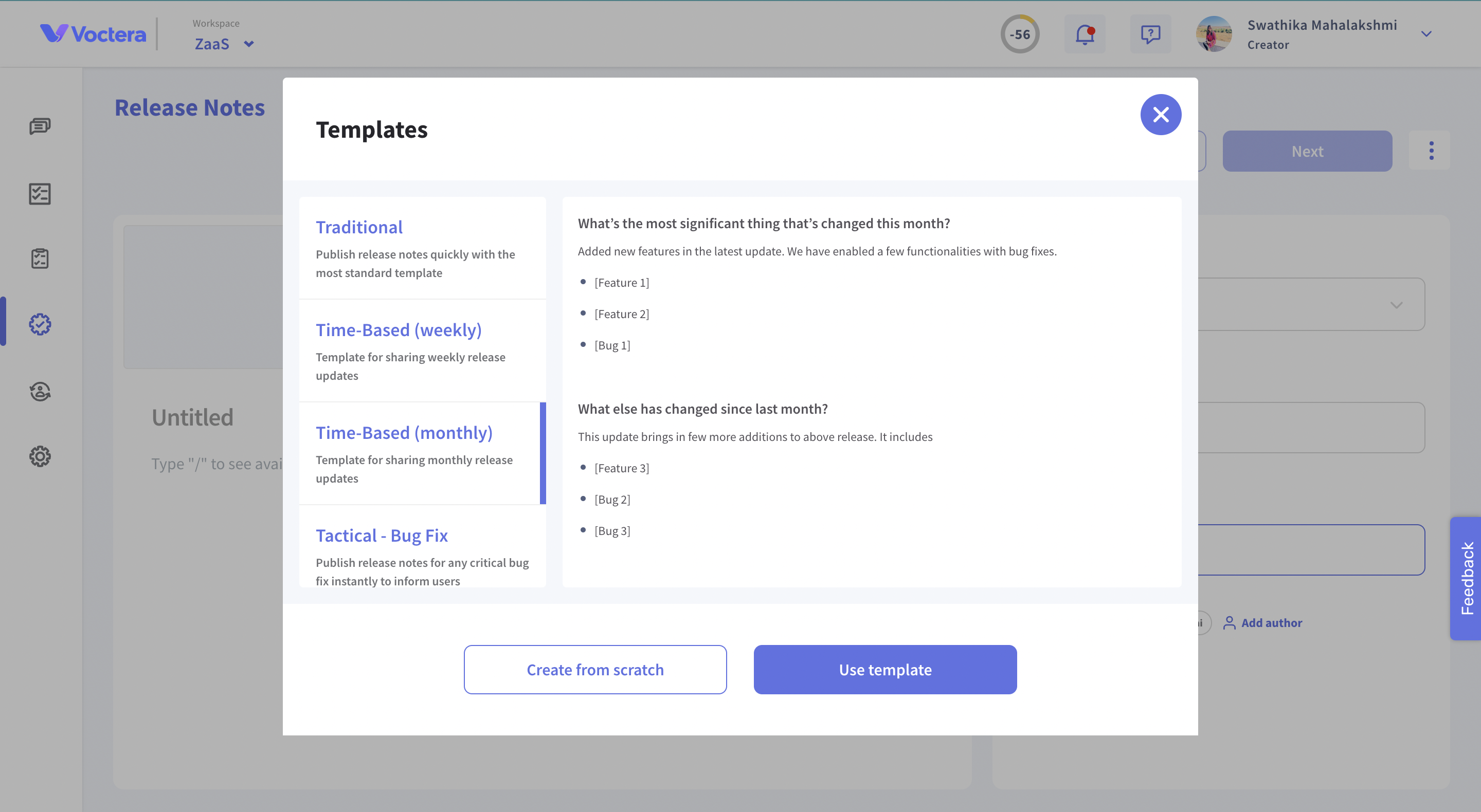 Release Notes Templates