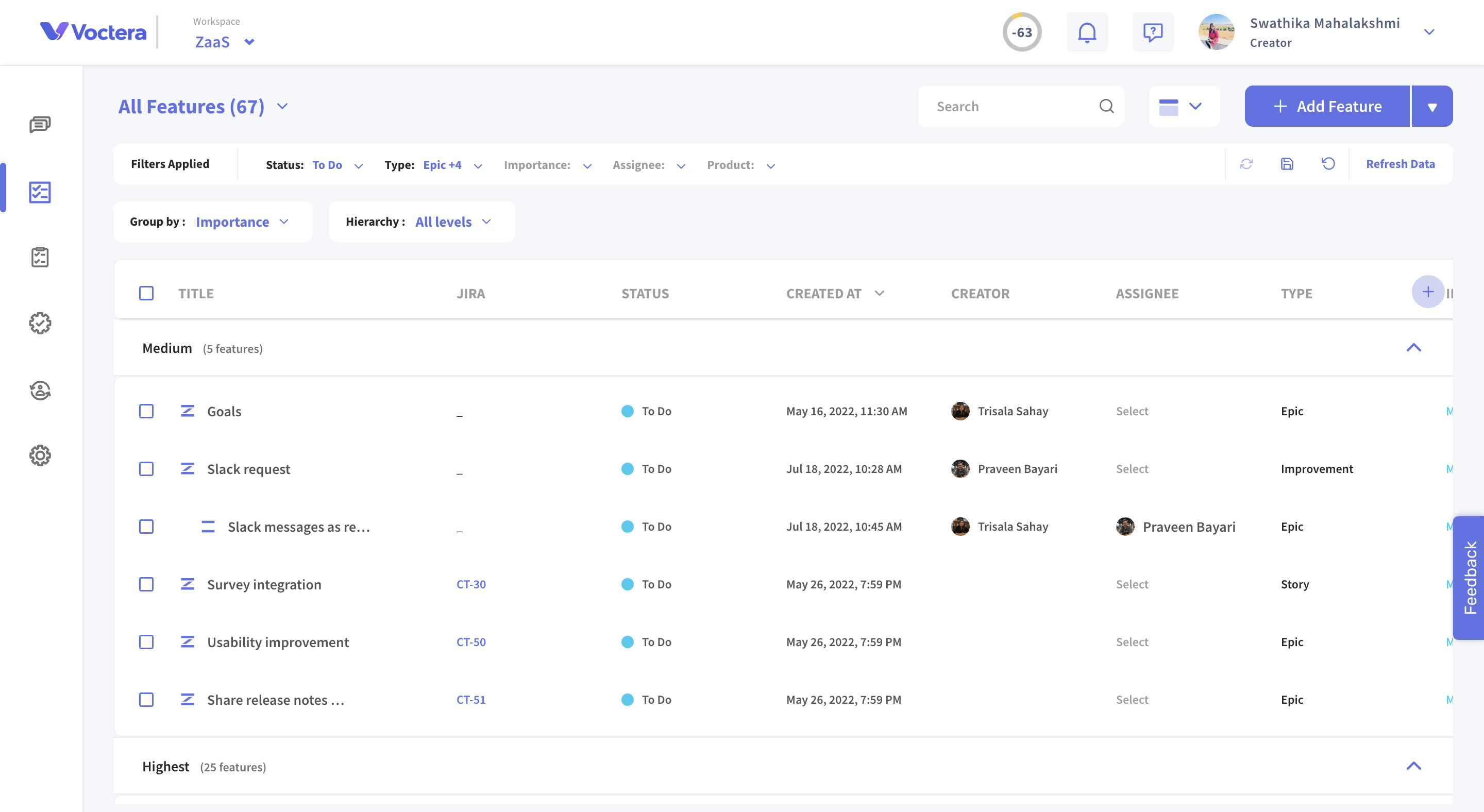 Product update: Group by preference feature added