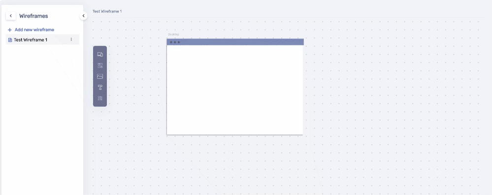 Creating wireframes in Voctera