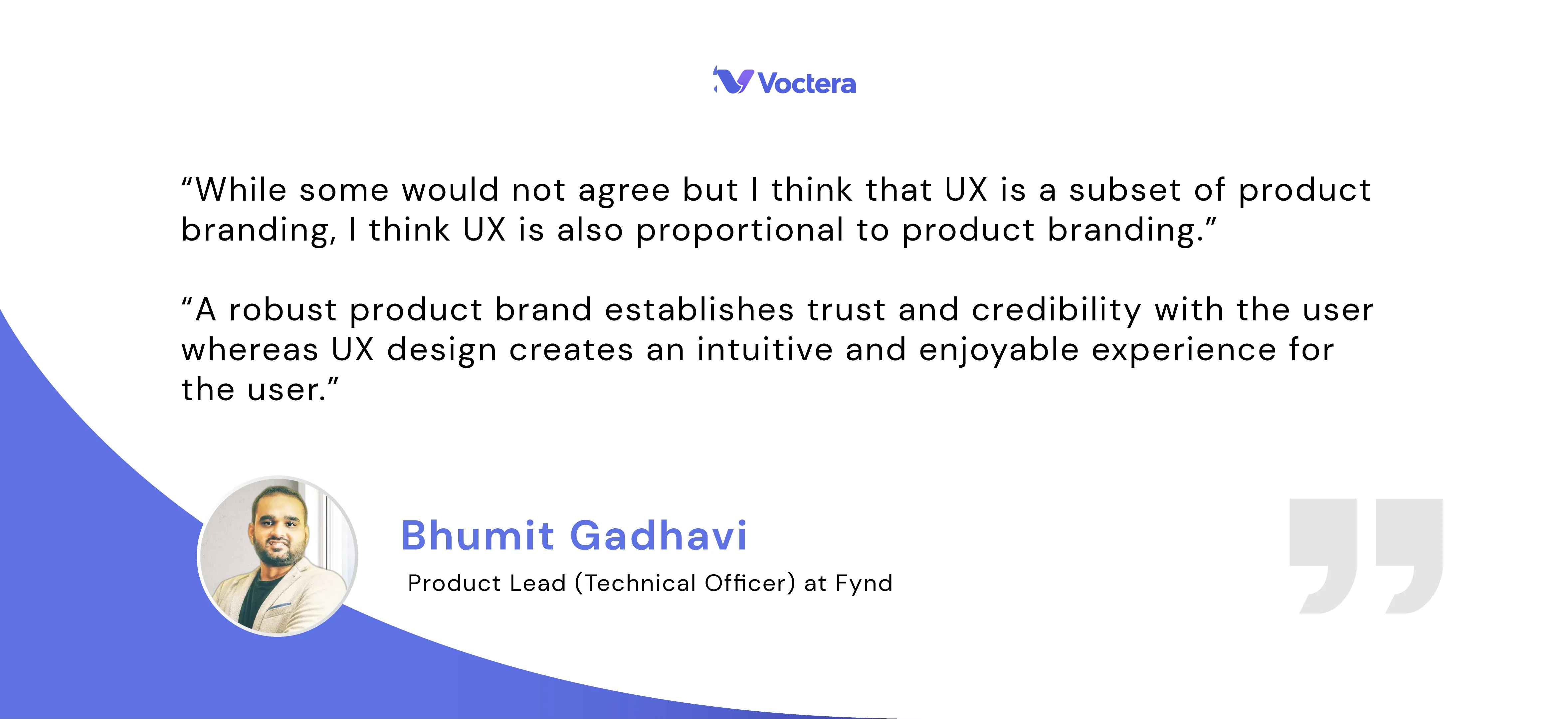 Bhumut Gadhavi Product Branding Voctera