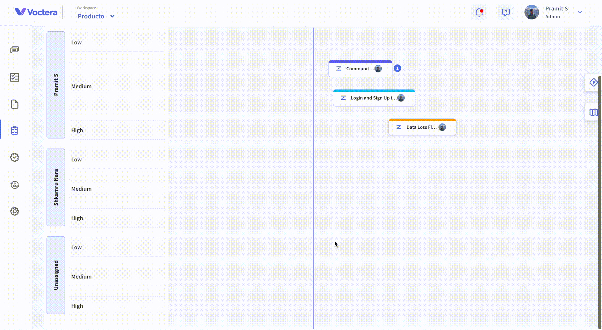 Add features to roadmaps on Voctera